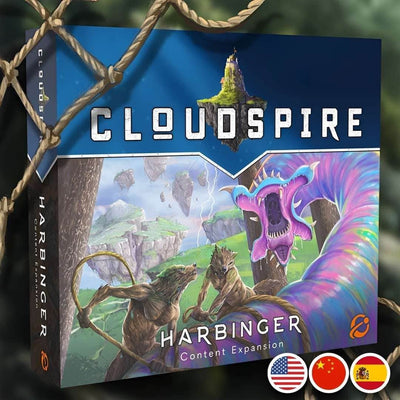 Cloudspire: Harbinger All The New Things Bundle (edição de pré-encomenda de varejo) Expansão de jogo de tabuleiro de varejo Chip Theory Games KS001888A