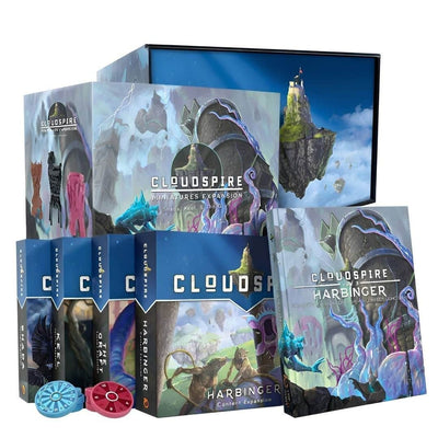 Cloudspire: Harbinger All The New Things Bundle (edição de pré-encomenda de varejo) Expansão de jogo de tabuleiro de varejo Chip Theory Games KS001888A