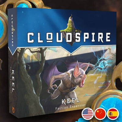 Cloudspire: Harbinger All The New Things Bundle (edição de pré-encomenda de varejo) Expansão de jogo de tabuleiro de varejo Chip Theory Games KS001888A