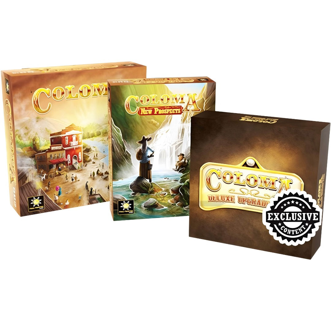 Coloma: Deluxe Edition Pioneer Pledge (Kickstarterin ennakkotilaus) Kickstarter Board Game Final Frontier Games KS001532a