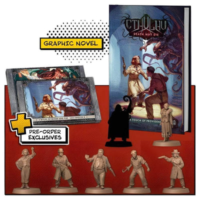 Cthulhu Death May Die: CMON Comics Vol. 2 A Touch of Providence Plus Promos Bundle (Kickstarter Pre-Order Special) Kickstarter Board Game Supplement CMON KS001431A