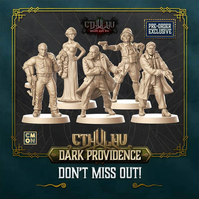 A morte de Cthulhu pode morrer: Dark Providence Promo Invero Paco CMON KS001635A