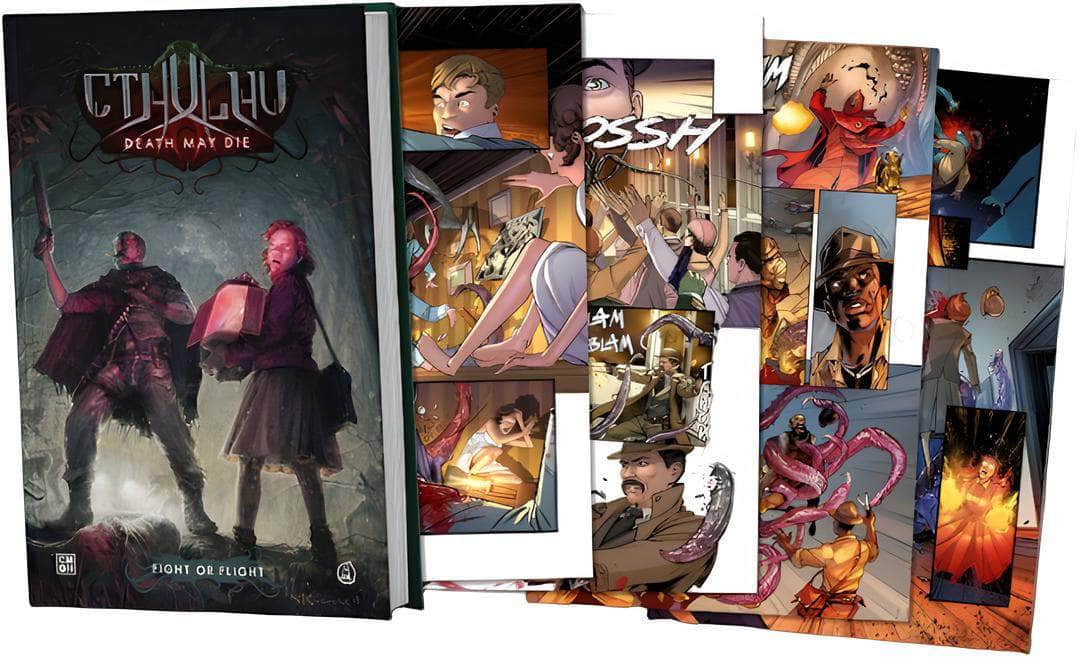Cthulhu Death Die: Grafikus regény (kiskereskedelmi előrendelés) kiskereskedelmi társasjáték-kiegészítők CMON KS001636A