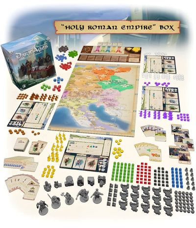Dark Ages: Holy Roman Empire Plus Heritage of Charlemagne (Kickstarter Pre-Order Special) Kickstarter Board Game Board & Dice KS800326A