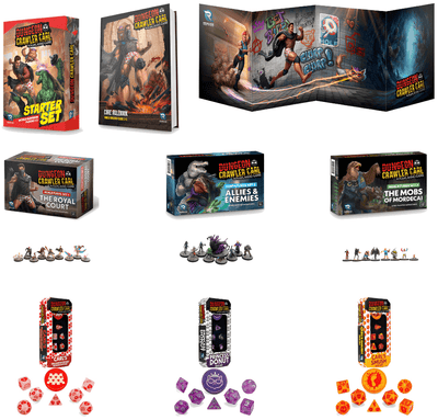 Dungeon Crawler Carl: RPG Legendary Dungeon Crawler Carl RPG Loot Box Bundle (Kickstarter Pre-Order Special) Kickstarter Role Playing Game Renegade Game Studios KS002231A