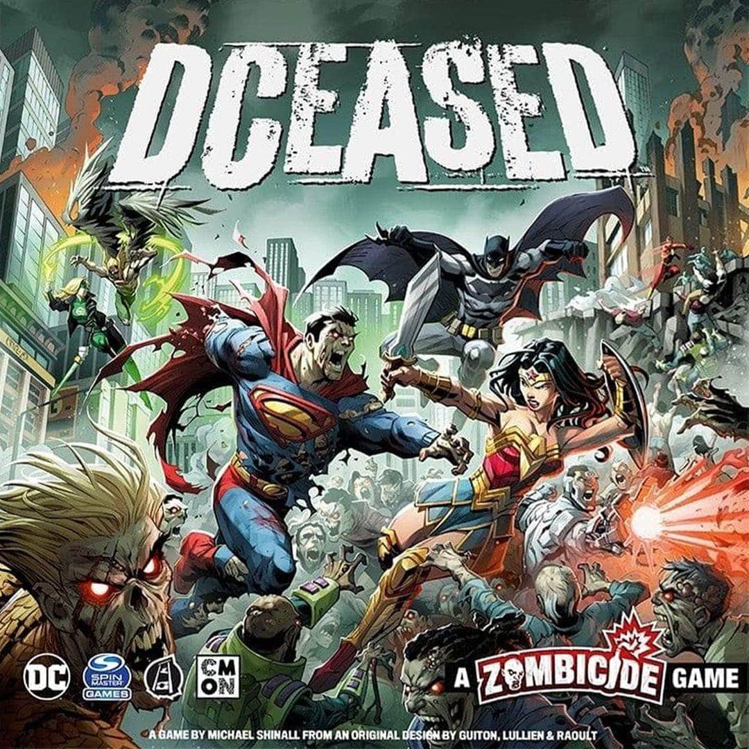 Dceled: zombisidi-pelin Justice Dice -sarja (Kickstarterin ennakkotilaus) Kickstarter Board Game -lisävaruste CMON KS001640A