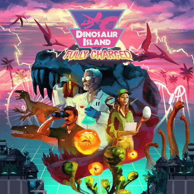 Dinosaur Island: Fully Charged (Kickstarter Pre-Order Special) Kickstarter Board Game Pandasaurus Games KS002050A