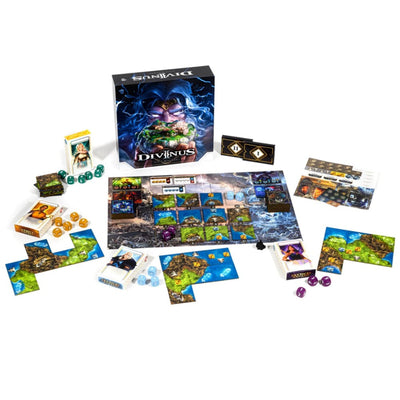 Divinus:万神殿全in Pledge Bundle(Kickstarter预订版)Kickstarter棋盘游戏 Lucky Duck Games KS001220A