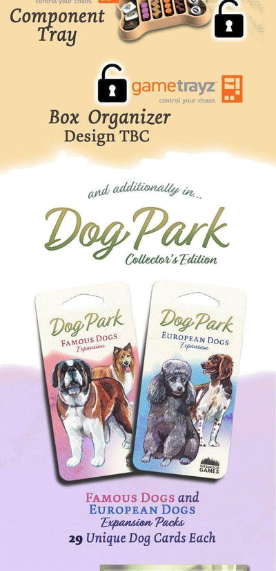 Dog Park Collector &#39;s Edition 번들 (킥 스타터 선주문 특별) 킥 스타터 보드 게임 Birdwood Games 5070000321110 KS001130A