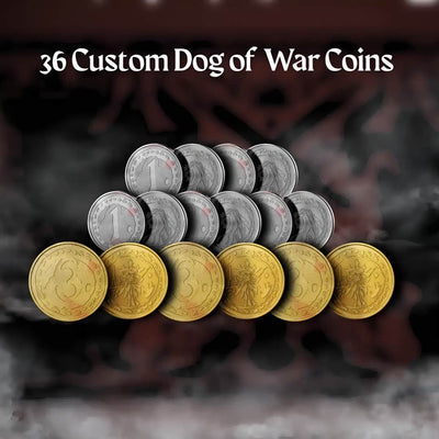 Dogs of War Plus Metal Coins (Kickstarter Pre-Order Special) Kickstarter Board Game Play To Z Games KS000385