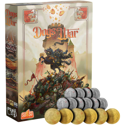 Dogs of War Plus Metal Coins (Kickstarter Pre-Order Special) Kickstarter Board Game Play To Z Games KS000385