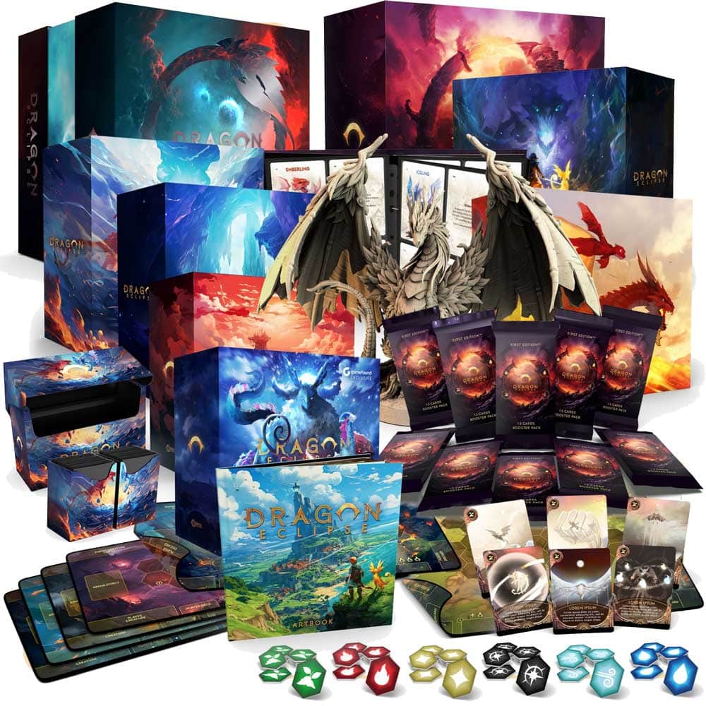 Dragon Eclipse: Dragon Guardian Pledge Sundrop (Kickstarter Pre-order พิเศษ) เกมบอร์ด Kickstarter Awaken Realms KS001539A