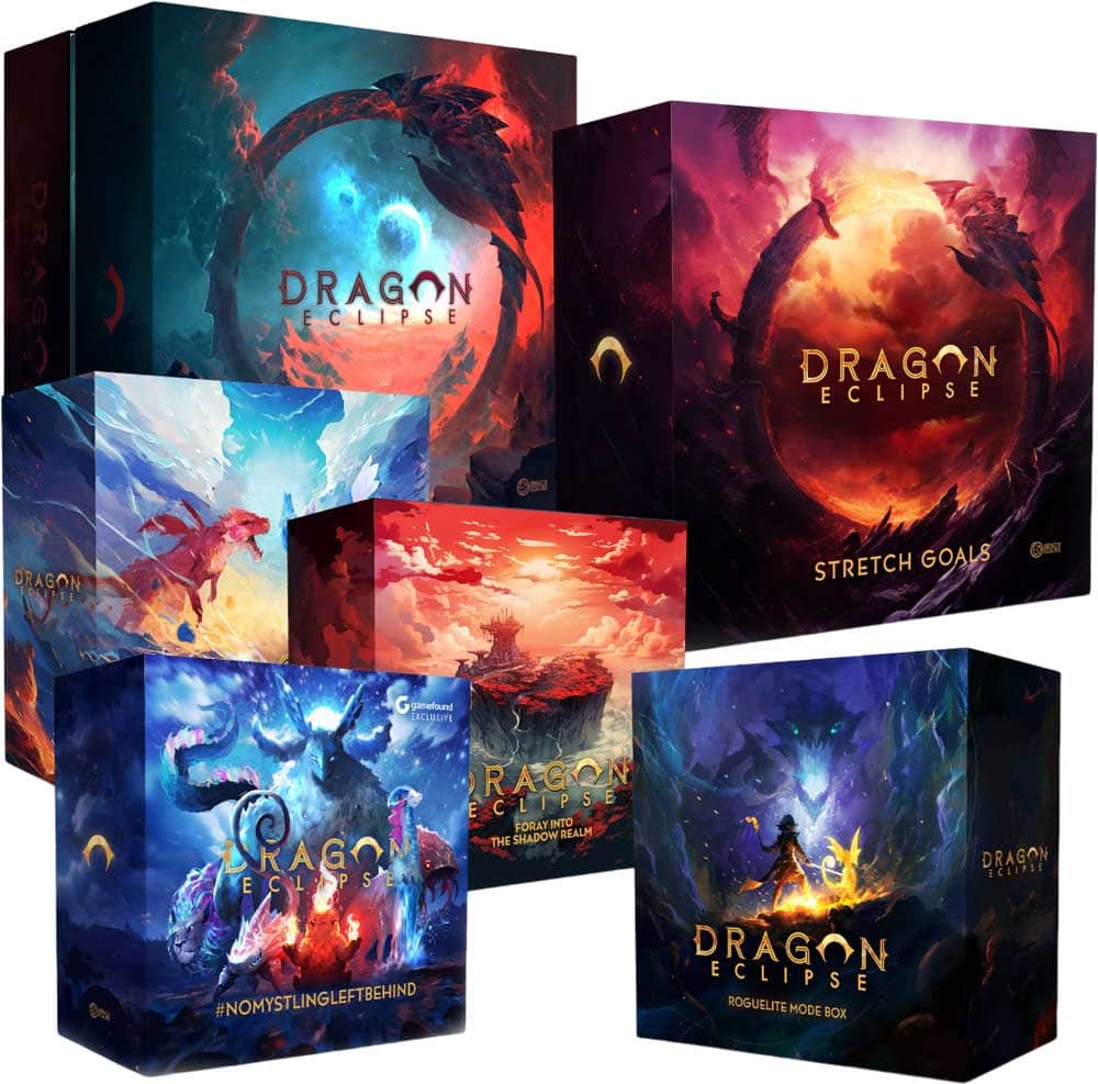 Dragon Eclipse: Essential Gameplay Pledge (Kickstarter Pre-order พิเศษ) เกมบอร์ด Kickstarter Awaken Realms KS001540A