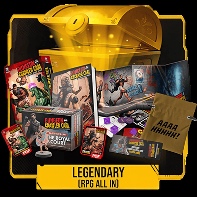 Dungeon Crawler Carl: RPG Legendary Dungeon Crawler Carl RPG Loot Box Bundle (Kickstarter Pre-Order Special) Kickstarter Role Playing Game Renegade Game Studios KS002231A