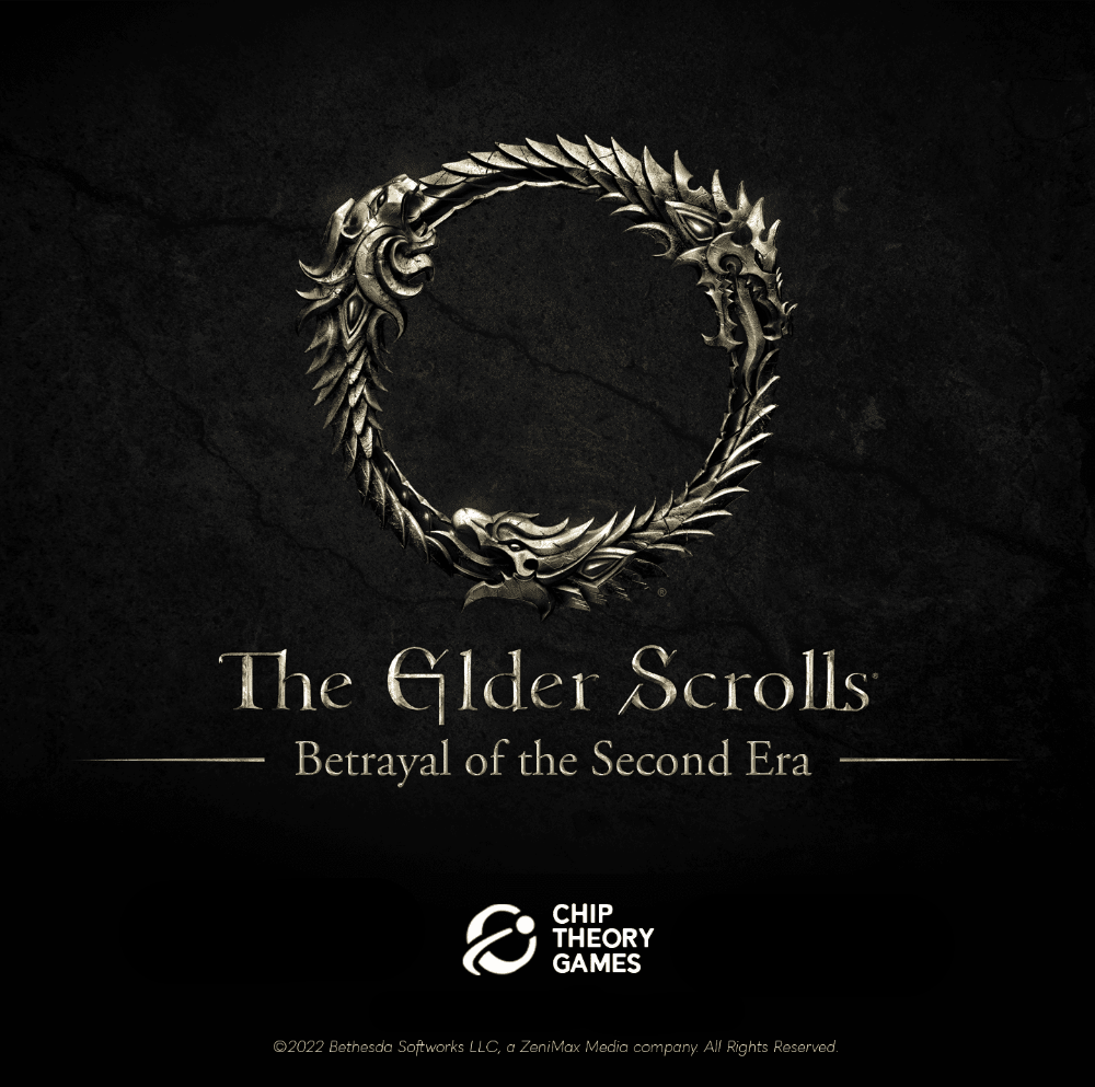 Scrolls Elder: traición del juego de juegos de juego de juego central de la segunda era (especial de pre-pedido de kickstarter) Juego de mesa de Kickstarter Chip Theory Games KS001473A