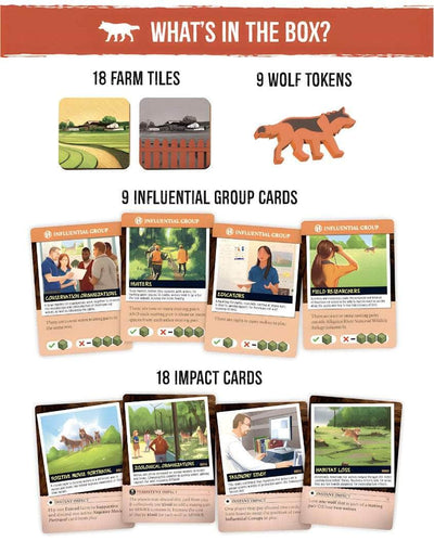 בסכנת משחק שימור: תרחיש זאב אדום (Kickstarter Special Special) Grand Gamers Guild KS001646A