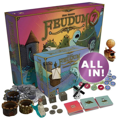Feudum: Gameplay All-In de Gameplay da Edição Septial (Kickstarter Pré-encomenda) jogo de tabuleiro Kickstarter Odd Bird Games KS001866A