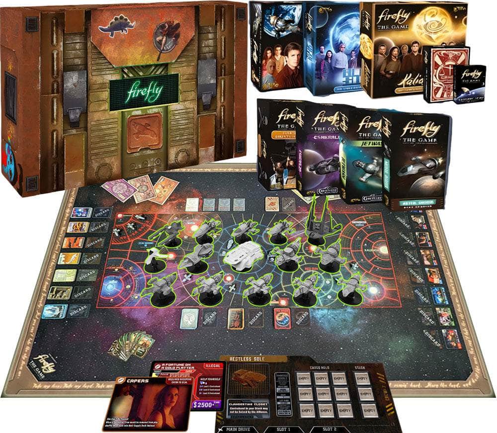 Firefly: la edición del décimo aniversario del juego Big Box (edición de pedido pre-pedido minorista) Juego de mesa de Kickstarter Gale Force 9 KS001588A