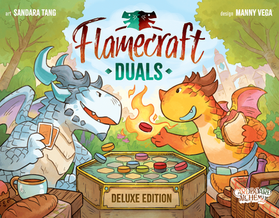Flamecraft: Duals Deluxe Edition Kickstarter jogo de tabuleiro por Flamecraft: Duals Deluxe Edition Kickstarter jogo de tabuleiro por