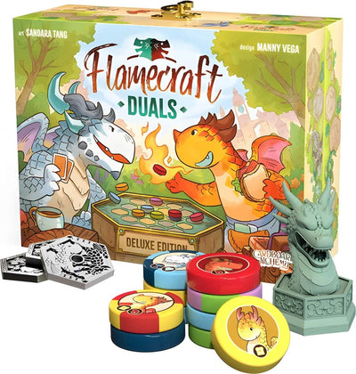 Flamecraft：双打豪华版（Kickstarter 特别）Kickstarter 棋盘游戏 Cardboard Alchemy KS001961A