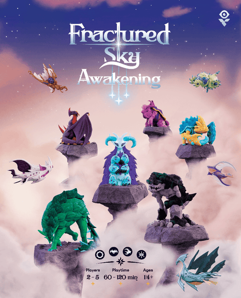Fractured Sky: Awakening Super Deluxe Pledge Kickstarter Board