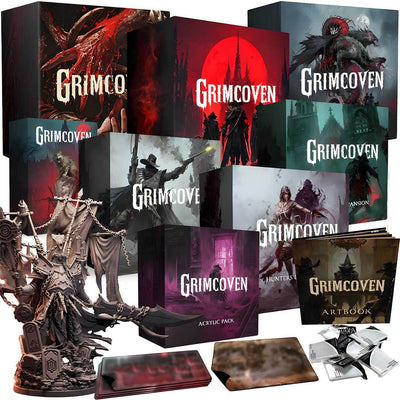 GrimCoven: Juego de mesa de Kickstarter de compromiso de jefe de Sundrop (Kickstarter pre-pedido) Awaken Realms KS001800A
