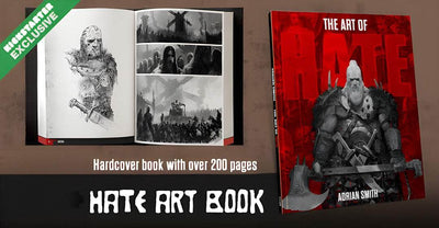 Hate: Art Book (Kickstarter w przedsprzedaży Special) Kickstarter Game Akcesoria CMON KS001652A