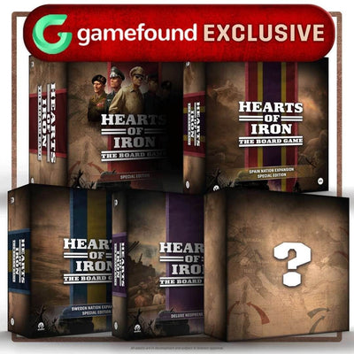 Hearts of Iron: Deluxe Generals Pledge (Kickstarter Pre-Order Special) Kickstarter Board Game Steamforged Games KS001903A