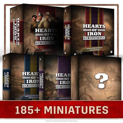 Hearts of Iron: Deluxe Generals Pledge (Kickstarter Pre-Order Special) Kickstarter Board Game Steamforged Games KS001903A