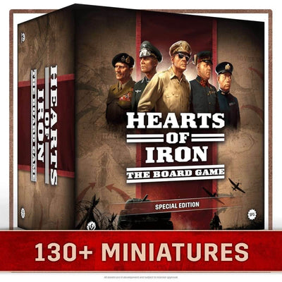 Hearts of Iron: Deluxe Generals Pledge (Kickstarter Pre-Order Special) Kickstarter Board Game Steamforged Games KS001903A