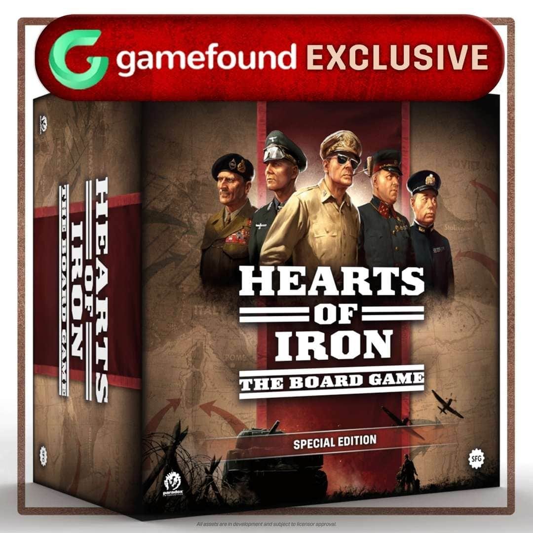 Hearts of Iron: デラックス ジェネラル プレッジ キックスターター