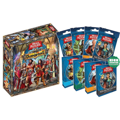 Hero Realms: Dungeons Adventure Tier Bundle (طلب خاص لطلب مسبق من Kickstarter) لعبة Kickstarter اللوحية Wise Wizard Games KS001442A