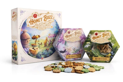 Honey Buzz: Bundle Edition Plus Wooden Coins (Kickstarter Special) Kickstarter-lautapeli Elf Creek Games 787790030584 KS001005A