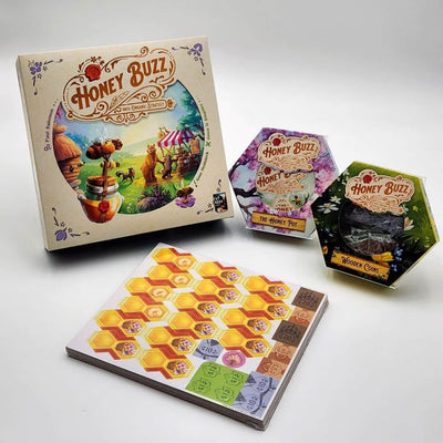 Honey Buzz: Bundle Edition Plus Wooden Coins (Kickstarter Special) Kickstarter Board Game Elf Creek Games 787790030584 KS001005A