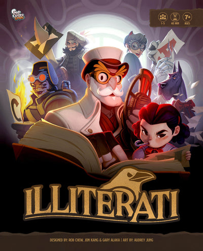 ผู้ไม่รู้หนังสือ: เกมฐาน Bundle Deluxe & คำมั่นสัญญาการขยาย (Kickstarter Pre-Order Special) เกมกระดาน Kickstarter Gap Closer Games KS002312A