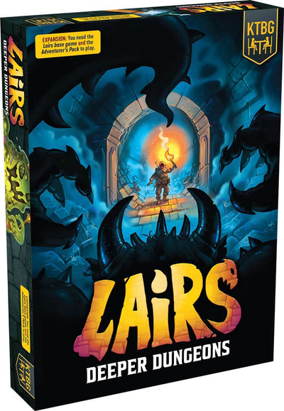 Lairs: Deluxe Edition Plus Deeper Dungeons All-In Bundle (Kickstarter Pre-Order Special) Kickstarter Board Game Kids Table Board Gaming KS001907B