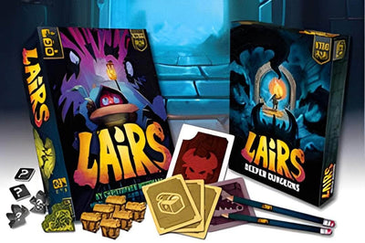 Lairs: Deluxe Edition Plus Deeper Dungeons (Kickstarter Pre-Order Special) Kickstarter Board Game Kids Table Board Gaming KS001907A