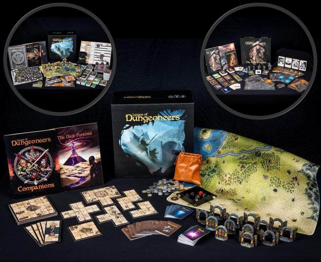 League of Dungeoneers：King Pledge（Kickstarter Pre-Order Special）Kickstarter Board Game Von Braus Publishing KS001662A