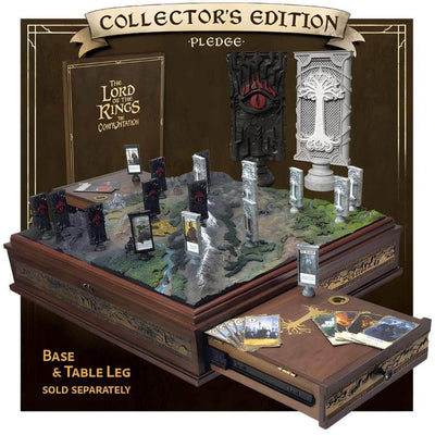 Lord of The Rings: The Confrontation Ultimate Collectors Edition Plus Base &amp; Table Leg (Kickstarter Pre-Order Special) Kickstarter Board Game Ghost Galaxy KS001973A