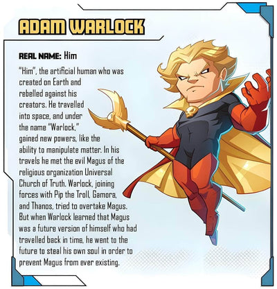 Marvel United: Adam Warlock (طلب خاص لطلب مسبق من Kickstarter) توسيع لعبة Kickstarter Board CMON KS001099O