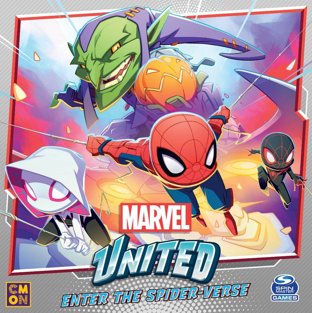 Marvel United: Voer de Spider Verse (Retail Pre-Order Edition) Retail Board Game-uitbreiding in CMON KS001664A