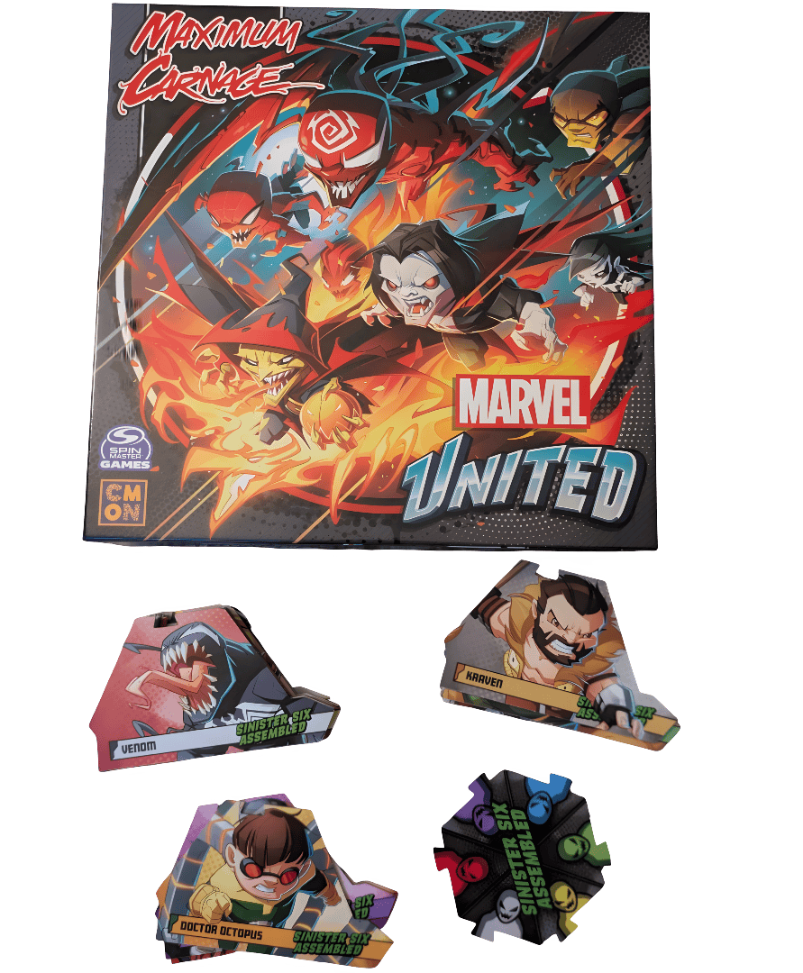 Marvel United: Multiverse Maximum Kickstarter Board Game Carnage+