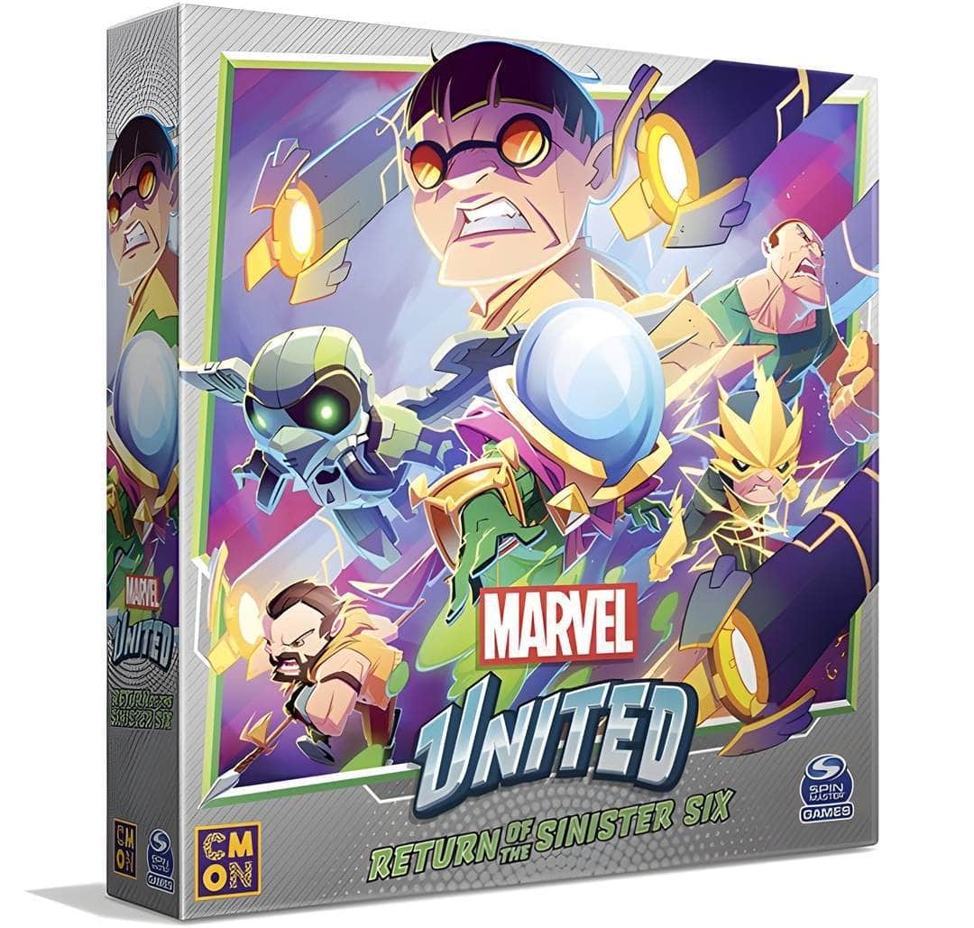 Marvel United: Return of the Sinister Six (Kickstarter förbeställning Special) Kickstarter brädspel CMON 889696011794 KS000985E