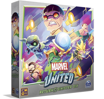 Marvel United: Retorno do Sinistro Seis (Kickstarter Pré-encomenda especial) jogo de tabuleiro Kickstarter CMON 889696011794 KS000985E