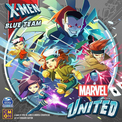 Marvel United: Extension de l&#39;équipe X-Men Blue (édition de précommande de vente au détail) Extension du jeu de vente au détail CMON KS001670A
