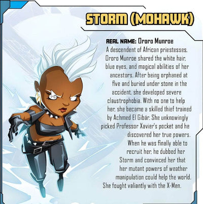 Marvel United: X-Men Storm com Mohawk (Kickstarter Special) Kickstarter Board Game Expansion CMON KS001676A