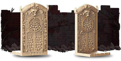 Escuridão maciça 2: 3D Pacote de portas e pontes (Kickstarter Pré-encomenda especial) Acessório de jogo de tabuleiro Kickstarter CMON KS001679A