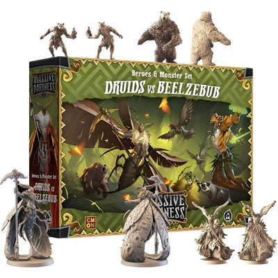 Escuridão maciça 2: Druids vs Beelzebub (Kickstarter Special) Expansão do jogo de tabuleiro Kickstarter CMON KS001684A