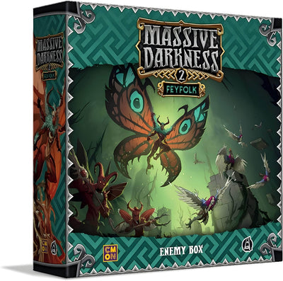 Massiv mørke 2: Fjendens boks Feyfolk (detailhandelsudgave) Retail Board Game Expansion CMON KS001685A