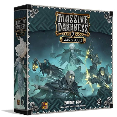 Massive Darkness 2: Enemy Box War of Souls (طلب مسبق خاص لـ Kickstarter) توسيع لعبة Kickstarter Board CMON KS001687A